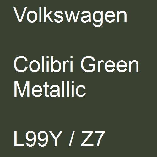 Volkswagen, Colibri Green Metallic, L99Y / Z7.